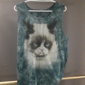 The Mountain Grumpy Cat Tank Top